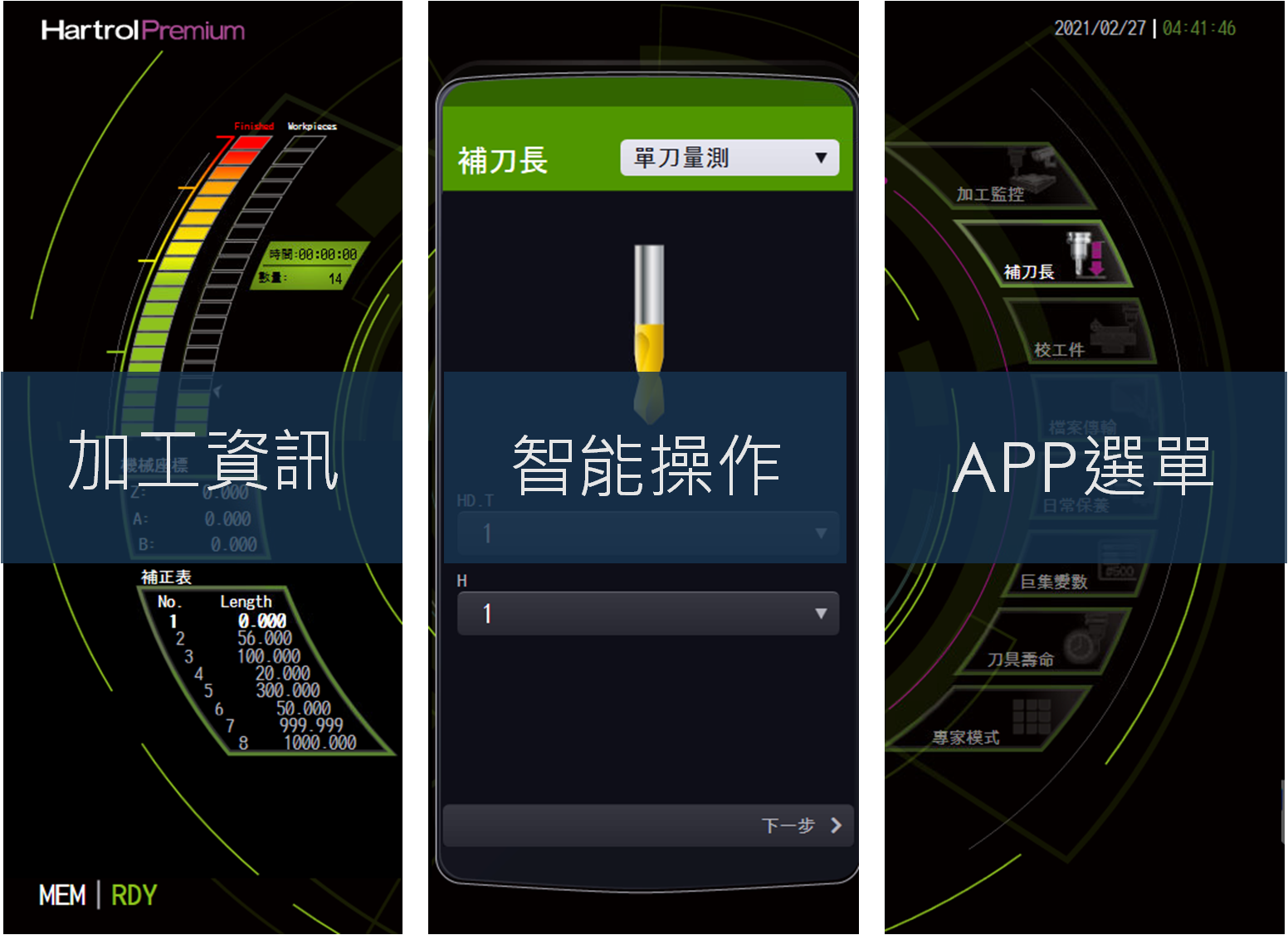 臺(tái)灣協(xié)鴻機(jī)床數(shù)控系統(tǒng)-Hartrol Premium 2021 全新自我畫面 正式登場(chǎng)!!